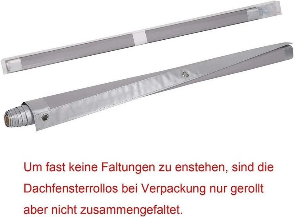 Fensterfolie, EUGAD, Thermo Rollo Dachfenster ohne Bohren Sonnenschutz Beige, Blau, Grau 32 Fensterfolie, EUGAD, Thermo Rollo Dachfenster ohne Bohren Sonnenschutz Beige, Blau, Grau – Bild 32