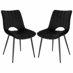 EUGAD Esszimmerstuhl (2 Stück), Küchenstuhl, Polsterstuhl, Wohnzimmerstuhl ohne Armlehne, Metallbeine, Samt, Dunkelgrau Hellgrau, Schwarz 44 EUGAD Esszimmerstuhl (2 Stück), Küchenstuhl, Polsterstuhl, Wohnzimmerstuhl ohne Armlehne, Metallbeine, Samt, Dunkelgrau Hellgrau, Schwarz -EUGAD Verkäufe a21ee6cf 1186 4842 b647 92c2e0d1bcab