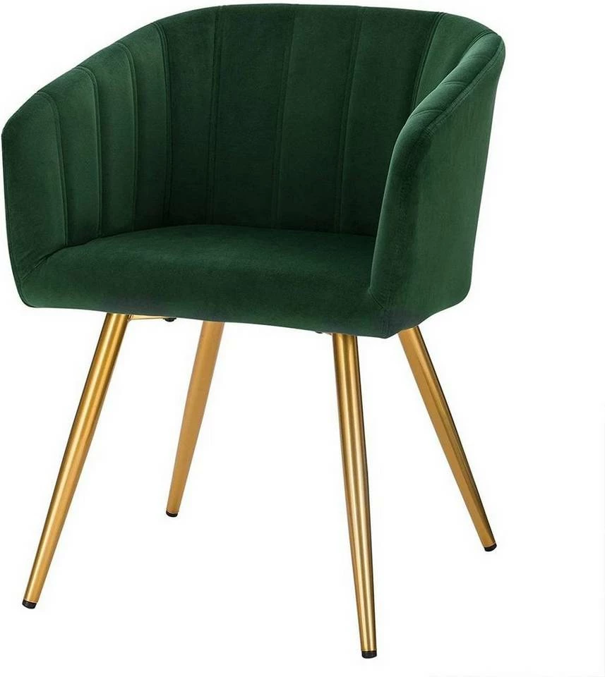 EUGAD Esszimmerstuhl, mit Rückenlehne Samt Gestell aus Stahl,Gold Beine Dunkelgrün Dunkelgrau, Dunkelgrün, Rosa, Schwarz 3 EUGAD Esszimmerstuhl, mit Rückenlehne Samt Gestell aus Stahl,Gold Beine Dunkelgrün Dunkelgrau, Dunkelgrün, Rosa, Schwarz