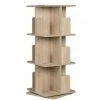 EUGAD Bücherregal, Raumteiler Standregal mit 3 Ebenen, 360° frei drehbar, MDF, Natur -EUGAD Verkäufe a56e3f4b cce3 503d 8e10 2d2d86ac6df2