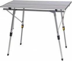 EUGAD Campingtisch, Camping Klapptisch aus Aluminium, mit Tragetasche, Höhenverstellbarer, 90x52.2x(45-72)cm -EUGAD Verkäufe a5d118ad 30e2 566b b064 583e57ec1f5a