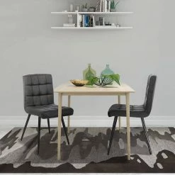 EUGAD Esszimmerstuhl (2 Stück), Polsterstuhl Wohnzimmerstuhl Samtstuhl Sessel mit Rückenlehne, Metallbeine, Sitzfläche aus Samt, Dunkelgrün Blau, Creme, Dunkelgrau, Dunkelgrün, Hellgrau, Rosa -EUGAD Verkäufe a5f88218 fbfb 4729 adbc 4d2257659477