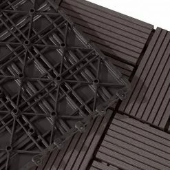 EUGAD WPC-Fliesen, 11 Stück WPC Terrassenfliesen Klickfliesen 30x30cm Hellgrau Anthrazit, Coffee, Dunkelgrau -EUGAD Verkäufe a635ada5 ec88 52e0 a15a 34c7a0d459db