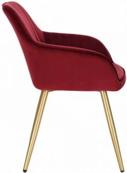 EUGAD Esszimmerstuhl, stühle 2er-Set,Samt,mit goldener Metallbeinen Blau, Bordeaux, Dunkelgrau, Dunkelgrün, Hellgrau, Rosa, Schwarz -EUGAD Verkäufe a7de2276 8bc9 5fc5 9e48 16cdf32502b7
