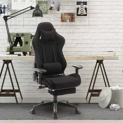 EUGAD Gaming Chair, Bürostuhl, Gaming Stuhl, Stoffbezug Rot Grau, Schwarz -EUGAD Verkäufe ab0c7dfe d905 54e6 b318 906788d21220