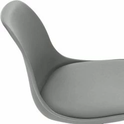 EUGAD Barhocker (Set, 2 St), 2er-Set mit Rückenlehne, Barstühle Höhenverstellbar und 360° Drehbar, Zeitgenössisch für Esszimmer, Bar Grau Schwarz -EUGAD Verkäufe ab547b34 9647 5e35 a268 1063746be504