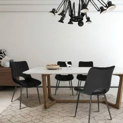 EUGAD Esszimmerstuhl (2 Stück), Küchenstuhl, Polsterstuhl, Wohnzimmerstuhl ohne Armlehne, Metallbeine, Samt, Dunkelgrau Hellgrau, Schwarz 45 EUGAD Esszimmerstuhl (2 Stück), Küchenstuhl, Polsterstuhl, Wohnzimmerstuhl ohne Armlehne, Metallbeine, Samt, Dunkelgrau Hellgrau, Schwarz -EUGAD Verkäufe ab56adc5 d979 4cb9 a754 07d94326e2f0