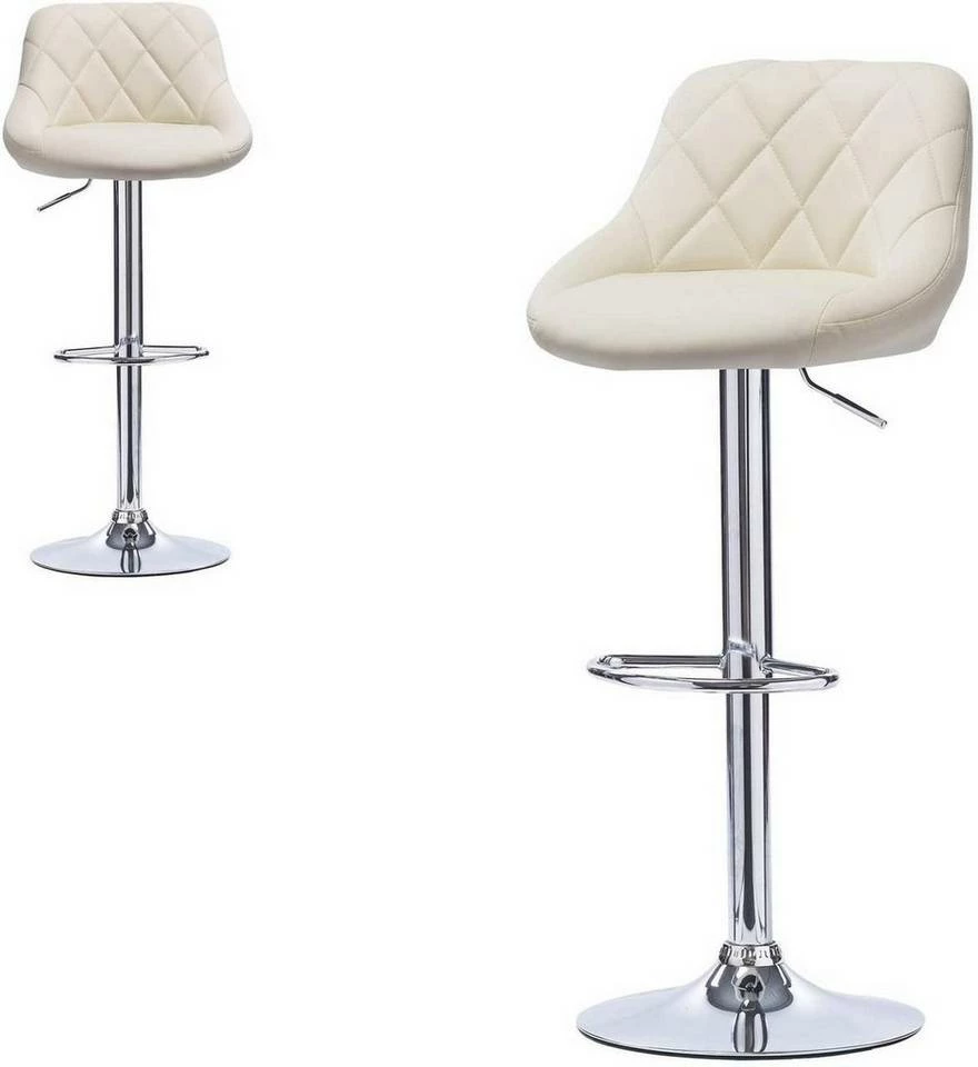 EUGAD Barhocker, 2er-Set Barstühle, höhenverstellbar, 360°drehbar Weiß Bordeaux, Cremeweiß, Grau, Khaki, Rot, Schwarz, Weiß 15 EUGAD Barhocker, 2er-Set Barstühle, höhenverstellbar, 360°drehbar Weiß Bordeaux, Cremeweiß, Grau, Khaki, Rot, Schwarz, Weiß – Bild 13
