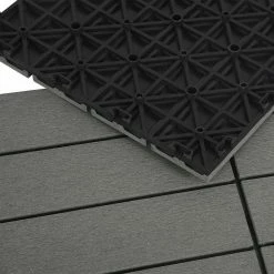 EUGAD WPC-Fliesen, 22 Stück WPC Terrassenfliesen in T-Form 30x30cm Dunkelgrau Anthrazit, Braun, Hellgrau 48 EUGAD WPC-Fliesen, 22 Stück WPC Terrassenfliesen in T-Form 30x30cm Dunkelgrau Anthrazit, Braun, Hellgrau -EUGAD Verkäufe ab80e7f0 bd7c 5c3a ba6b 1a6b9748077a