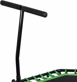 EUGAD Fitnesstrampolin, Fitness Trampolin Indoor Faltbar Ø 126cm mit höhenverstellbarem Haltegriff, leise Gummiseilfederung, belastbar bis 120 kg Grün, Schwarz -EUGAD Verkäufe ac68c06f c5c8 4958 80c9 e7a9d2eadb47