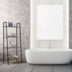 EUGAD Bücherregal, Standregal Bücherregal Metallregal Leiterregal Stufenregal Multifunktionale Regal Industrie Design MDF Metall Schwarz+schwarzer Marmor Golden+Weißer Marmor, Vintage -EUGAD Verkäufe ac6ce3a4 02b2 56d6 8f72 888c942976be