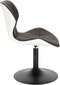 EUGAD Barhocker (2 St), niedriger Barhocker 360° Drehstuhl mit Rückenlehne 120kg belastbar Stuhl höhenverstellbar Kunstleder Sitzhöhe 40-54cm Dunkelbraun Weiß Anthrazit+Wei&szlig;, Dunkelbraun+Wei&szlig; -EUGAD Verkäufe ad016593 c01a 45dd a5d8 8b0fe734d8d4