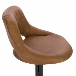 EUGAD Barhocker (2 St), 2er-Set 360° drehbar stufenlos höhenverstellbar mit Rückenlehne aus Kunstleder und Stahl Dunkelbraun Anthrazit, Grau -EUGAD Verkäufe add8dbb1 d0f0 5f36 b724 6e6fa79826f1