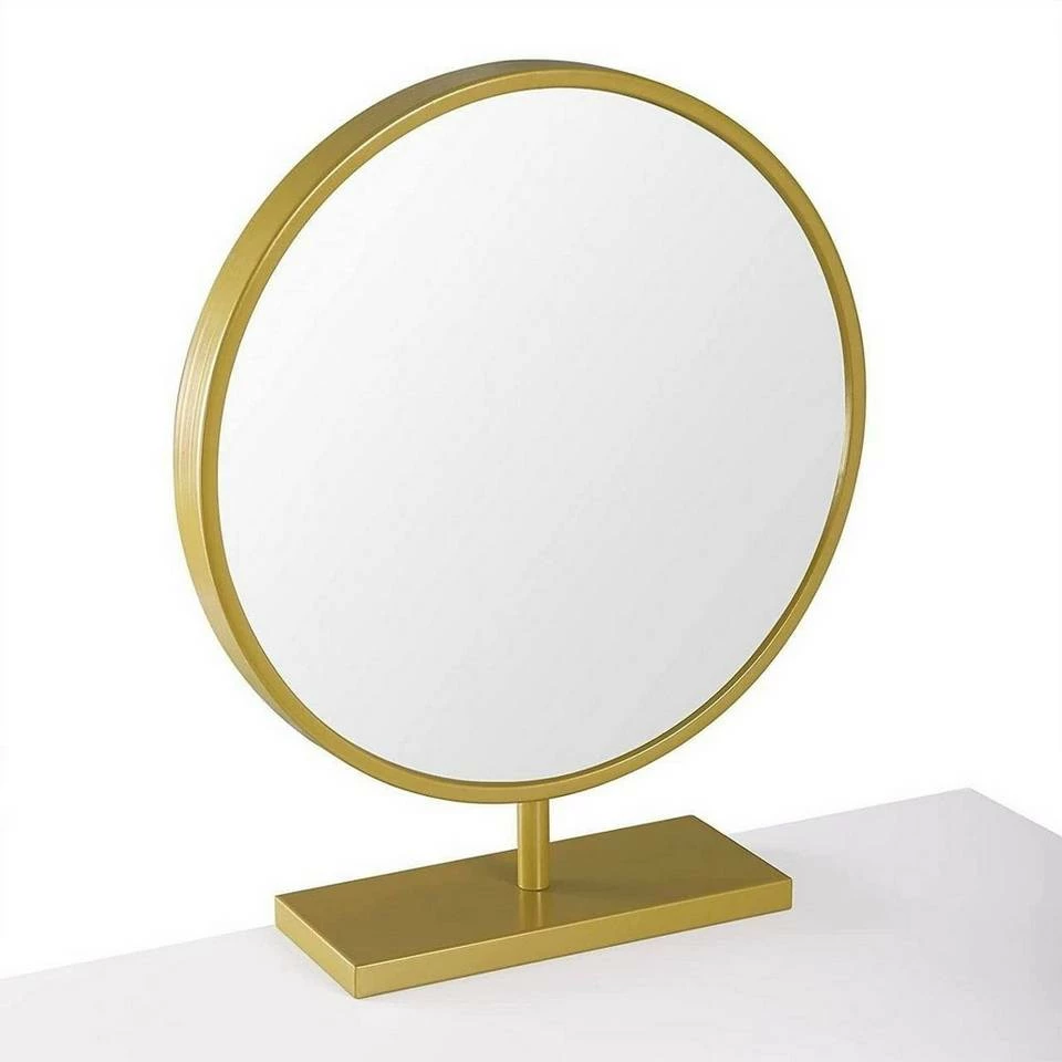 EUGAD Schminktisch (1-St), Schminktisch Frisiertisch Kommode mit Spiegel modern Kosmetiktisch mit 3 Schubladen Weiß-Rosa-Golden 20 EUGAD Schminktisch (1-St), Schminktisch Frisiertisch Kommode mit Spiegel modern Kosmetiktisch mit 3 Schubladen Weiß-Rosa-Golden – Bild 18