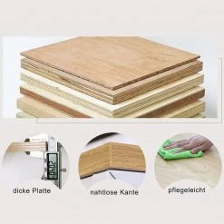 EUGAD Schreibtisch, Bürotisch mit Ablage Holz Stahl 120x64x120cm (BxTxH) Hell Eiche+schwarz Dunkel Buche-Schwarz, Hell Eiche-Schwarz, Hell Eiche-Wei&szlig; -EUGAD Verkäufe af28cc22 1aa0 5d0b a4aa d18f95f72e27