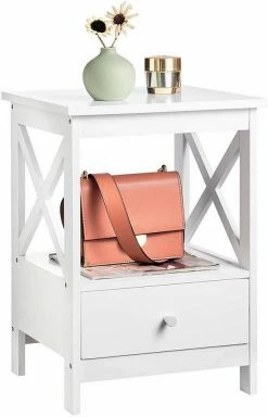 EUGAD Nachttisch, 2er-Set Beistelltisch Nachtschrank Nachtkommode Sofatisch aus MDF mit Schublade und Ablage für Schlafzimmer oder Wohnzimmer Weiß 14 EUGAD Nachttisch, 2er-Set Beistelltisch Nachtschrank Nachtkommode Sofatisch aus MDF mit Schublade und Ablage für Schlafzimmer oder Wohnzimmer Weiß -EUGAD Verkäufe af2ec42d f8e1 56d1 8345 3bbd6d3da4c6