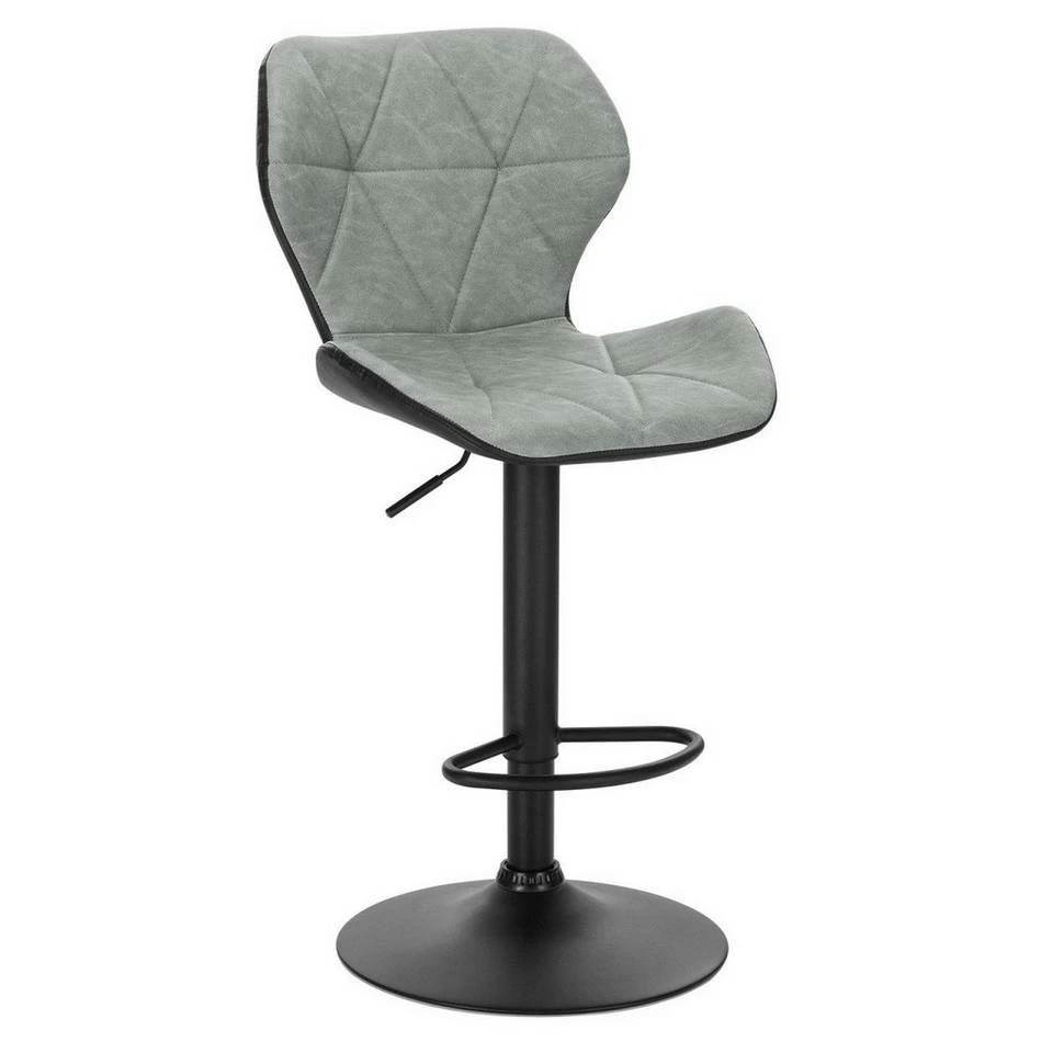 EUGAD Barhocker (2 St), 2er-Set höhenverstellbar und drenbar mit Rückenlehne aus Kunstleder Stahl Grau Anthrazit, Braun, Dunkelbraun 6 EUGAD Barhocker (2 St), 2er-Set höhenverstellbar und drenbar mit Rückenlehne aus Kunstleder Stahl Grau Anthrazit, Braun, Dunkelbraun – Bild 4