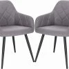 EUGAD Esszimmerstuhl (2 Stück), Wohnzimmerstuhl aus Leinen Polsterstuhl mit Armlehnen und Rückenlehne schwarze Gestell aus Metall Hellgrau Dunkelgrau 2 EUGAD Esszimmerstuhl (2 Stück), Wohnzimmerstuhl aus Leinen Polsterstuhl mit Armlehnen und Rückenlehne schwarze Gestell aus Metall Hellgrau Dunkelgrau -EUGAD Verkäufe b030e9bb eda0 5d4e bd59 0ffa141d3f71