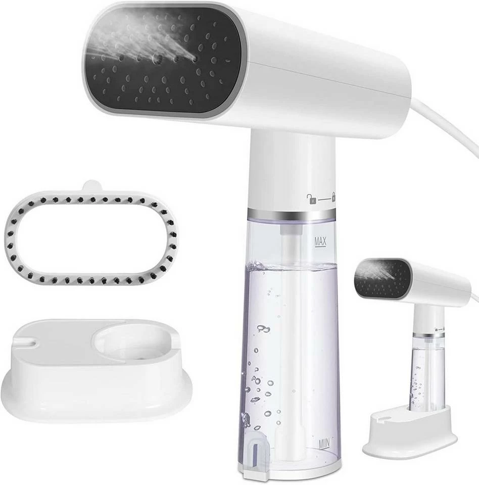 EUGAD Dampfbürste, Dampfglätter Reisebügeleisen Dampfbügeleisen Steamer Kleidung Handbügeleisen mit Dampfbürste 150 ml 1000 W für Haushalt Urlaub Dienstreise 2 EUGAD Dampfbürste, Dampfglätter Reisebügeleisen Dampfbügeleisen Steamer Kleidung Handbügeleisen mit Dampfbürste 150 ml 1000 W für Haushalt Urlaub Dienstreise