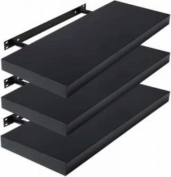 EUGAD Wandregal, 3er-Set Wandregal in verschiedenen Farben & Größen Weiß Schwarz, Weiß -EUGAD Verkäufe b1e5996f 4fcf 52cc a285 7ba50d8c81ce