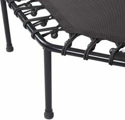 EUGAD Fitnesstrampolin, Fitness Trampolin Indoor Faltbar Ø 126cm mit höhenverstellbarem Haltegriff, leise Gummiseilfederung, belastbar bis 120 kg Grün, Schwarz -EUGAD Verkäufe b47e8629 eeab 4abd 86bd 2c2d4c4af3af