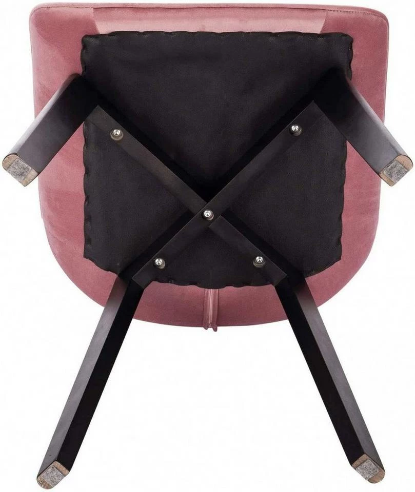 EUGAD Esszimmerstuhl (6 Stück), Wohnzimmerstuhl mit Rückenlehne, Polsterstuhl Küchenstuhl Weich Samt und Holz für ESS- und Wohnzimmer Schwarz Dunkelgrau, Dunkelgrün, Rosa 17 EUGAD Esszimmerstuhl (6 Stück), Wohnzimmerstuhl mit Rückenlehne, Polsterstuhl Küchenstuhl Weich Samt und Holz für ESS- und Wohnzimmer Schwarz Dunkelgrau, Dunkelgrün, Rosa – Bild 16