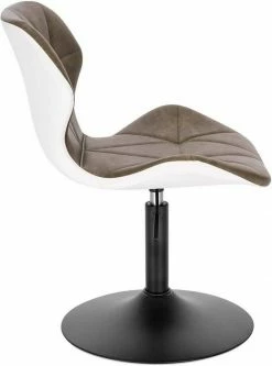 EUGAD Barhocker (2 St), niedriger Barhocker 360° Drehstuhl mit Rückenlehne 120kg belastbar Stuhl höhenverstellbar Kunstleder Sitzhöhe 40-54cm Dunkelbraun Weiß Anthrazit+Wei&szlig;, Dunkelbraun+Wei&szlig; -EUGAD Verkäufe b59ba4da a863 4453 8ef4 819834b783e2