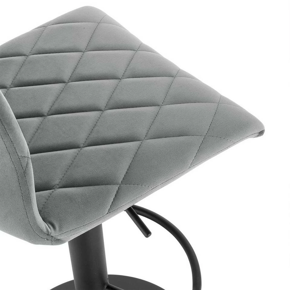 EUGAD Barhocker (2 St), Barhocker Drehstuhl Tresenhocker Barstuhl, Sitzfläche aus Samt mit Rücklehne Höhenverstellbar 15 EUGAD Barhocker (2 St), Barhocker Drehstuhl Tresenhocker Barstuhl, Sitzfläche aus Samt mit Rücklehne Höhenverstellbar – Bild 13