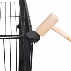 EUGAD Freigehege, Freigehege Kaninchen mit Stauraum Hasen Meerschweinchen Welpenauslauf Laufgitter mit Tür&Treppe DIY Schwarz 30 Platten (35x35cm/Platte) 105 x 70 x 70 cm -EUGAD Verkäufe b76455ee 2410 5273 ac23 6321478b2a63