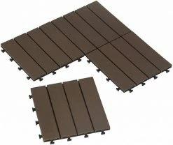 EUGAD WPC-Fliesen, 22 Stück WPC Terrassenfliesen in T-Form 30x30cm Dunkelgrau Anthrazit, Braun, Hellgrau 51 EUGAD WPC-Fliesen, 22 Stück WPC Terrassenfliesen in T-Form 30x30cm Dunkelgrau Anthrazit, Braun, Hellgrau -EUGAD Verkäufe b7f18c19 54ca 5844 874f 60f66ec3641a