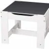 EUGAD Kindersitzgruppe, (3-tlg), 1 Kindertisch und 2 Stühle mit Stauraum, Maltisch für Kinder Kindermöbel Set, Tischplatte abnehmbar Weiß -EUGAD Verkäufe b91279e2 db78 4a71 bda2 6a327e1b43b7