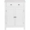 EUGAD Badkommode, Badezimmerschrank, 2 Türen, 1 Schubkasten, mit verstellbare Regalebene, MDF, Weiß 2 EUGAD Badkommode, Badezimmerschrank, 2 Türen, 1 Schubkasten, mit verstellbare Regalebene, MDF, Weiß -EUGAD Verkäufe b9edcc58 4c41 593e 8d94 0815c013ce7a
