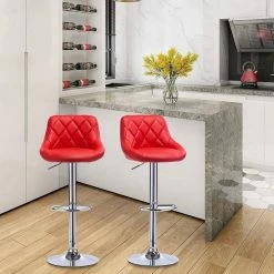 EUGAD Barhocker, 2er-Set Barstühle, höhenverstellbar, 360°drehbar Weiß Bordeaux, Cremeweiß, Grau, Khaki, Rot, Schwarz, Weiß 69 EUGAD Barhocker, 2er-Set Barstühle, höhenverstellbar, 360°drehbar Weiß Bordeaux, Cremeweiß, Grau, Khaki, Rot, Schwarz, Weiß -EUGAD Verkäufe ba17d2b7 0d32 5279 83b0 bb9742a4e07a