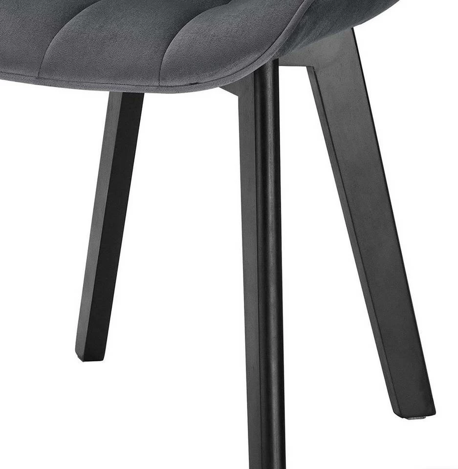 EUGAD Esszimmerstuhl (2 Stück), Wohnzimmerstuhl mit Rückenlehne, Polsterstuhl Küchenstuhl Weich Samt und Holz für ESS- und Wohnzimmer Schwarz Dunkelgrau, Dunkelgrün, Rosa 19 EUGAD Esszimmerstuhl (2 Stück), Wohnzimmerstuhl mit Rückenlehne, Polsterstuhl Küchenstuhl Weich Samt und Holz für ESS- und Wohnzimmer Schwarz Dunkelgrau, Dunkelgrün, Rosa – Bild 17