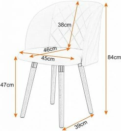 EUGAD Esszimmerstuhl, Esszimmerstuhl Küchenstuhl aus Samt Massivholz Rosa Cremeweiß -EUGAD Verkäufe bbae7966 5831 579f 9a8d 18c2d82c21d1
