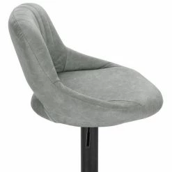 EUGAD Barhocker (2 St), 2er-Set 360° drehbar stufenlos höhenverstellbar mit Rückenlehne aus Kunstleder und Stahl Dunkelbraun Anthrazit, Grau -EUGAD Verkäufe bbf152e2 fc8c 560a 9fe1 73315d03aaa5