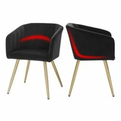 EUGAD Esszimmerstuhl, 2er-Set Esszimmerstuhl Polsterstuhl aus Samt Dunkelgrün Dunkelgrau, Dunkelgrün, Rosa, Schwarz 64 EUGAD Esszimmerstuhl, 2er-Set Esszimmerstuhl Polsterstuhl aus Samt Dunkelgrün Dunkelgrau, Dunkelgrün, Rosa, Schwarz -EUGAD Verkäufe bc3695af 4312 42e6 8337 258adbe59c40