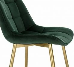 EUGAD Esszimmerstuhl, 6er-Set Küchenstühle Wohnzimmerstuhl mit Rückenlehne, Samt Sitzfläche, Gold Beine Schwarz Dunkelgrün, Grau, Rosa -EUGAD Verkäufe bd6141b7 dbf8 5e27 b037 7d49cf76a43c