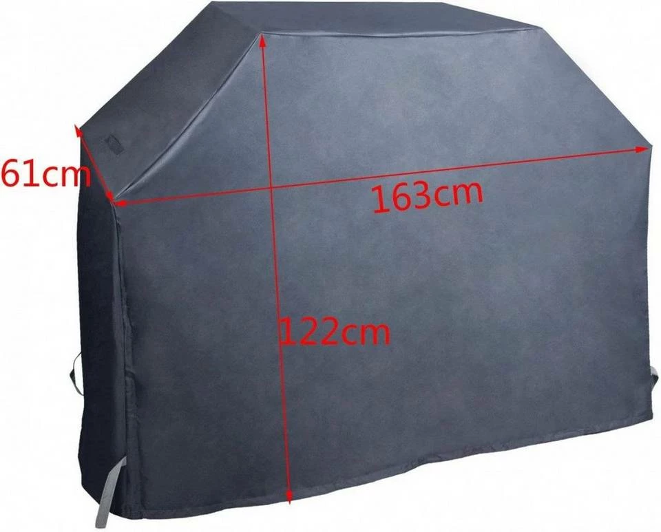 EUGAD Grill-Schutzhülle »0064FCZ«, Grill Abdeckhaube Grillabdeckung Schutzhülle BBQ Abdeckplane 600D Oxford Wasserdicht Anthrazit 163x61x122cm(LxBxH) 5 EUGAD Grill-Schutzhülle »0064FCZ«, Grill Abdeckhaube Grillabdeckung Schutzhülle BBQ Abdeckplane 600D Oxford Wasserdicht Anthrazit 163x61x122cm(LxBxH) – Bild 3