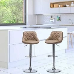 EUGAD Barhocker, 2er-Set Barstühle, höhenverstellbar, 360°drehbar Weiß Bordeaux, Cremeweiß, Grau, Khaki, Rot, Schwarz, Weiß 53 EUGAD Barhocker, 2er-Set Barstühle, höhenverstellbar, 360°drehbar Weiß Bordeaux, Cremeweiß, Grau, Khaki, Rot, Schwarz, Weiß -EUGAD Verkäufe bf39270e 0866 5c8d ac45 c83671683a47