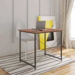 EUGAD Schreibtisch, Computertisch Esstisch Holz Stahl 80x60x70 cm Holz Vintage+schwarz Hell Eiche+schwarz, Hell Eiche+weiß, Marmor+schwarz -EUGAD Verkäufe c0ff0bac 97ea 5db6 aeef 4d9c661bf0ee