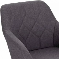 EUGAD Esszimmerstuhl (2 Stück), Wohnzimmerstuhl aus Leinen Polsterstuhl mit Armlehnen und Rückenlehne schwarze Gestell aus Metall Hellgrau Dunkelgrau -EUGAD Verkäufe c2b81c2a 4903 56a0 aee1 b9095b6c5405