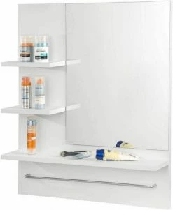 EUGAD Spiegelschrank Hängeschrank mit 3 Ablagen Weiß -EUGAD Verkäufe c4130de1 ec85 57d7 ad81 8d8db916a03f