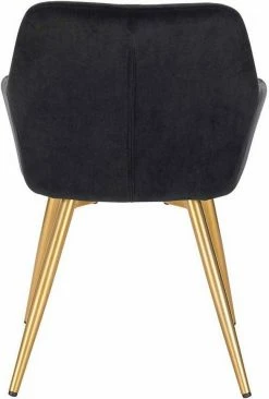 EUGAD Esszimmerstuhl (2 Stück), Wohnzimmerstuhl mit Armlehnen und Rückenlehne aus Samt Polsterstuhl Metallbeine in Gold Dunkelgrau Dunkelgrau | Dunkelgrau, Schwarz | Schwarz -EUGAD Verkäufe c604f1a9 a163 53fa 9e0d 7514e11bb829