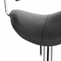 EUGAD Arbeitshocker (1er-Set), Sattelhocker mit Rückenlehne gepolstert höhenverstellbar aus Kunstleder Schwarz Grau, Weiß -EUGAD Verkäufe c6ea9458 0acf 5c5c bb97 e65f5d586606