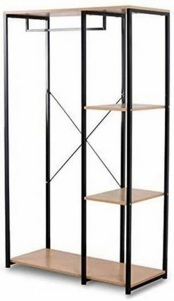 EUGAD Kleiderständer, Garderobenständer Hängeregal mit Schuhregal Holz Metall Schwarz-Hell Eiche Schwarz-Vintage, Weiß-Eiche 19 EUGAD Kleiderständer, Garderobenständer Hängeregal mit Schuhregal Holz Metall Schwarz-Hell Eiche Schwarz-Vintage, Weiß-Eiche -EUGAD Verkäufe c79f2a36 a67a 5133 b93a fe11aef14cf8