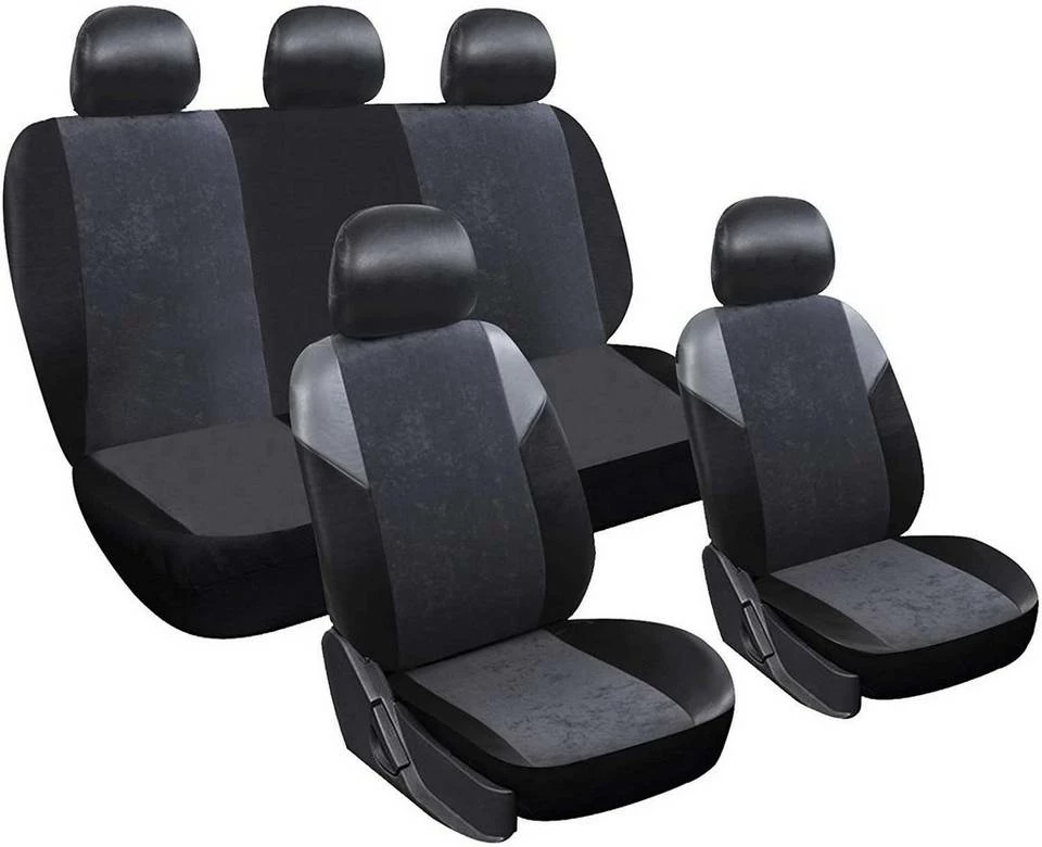 EUGAD Autositzbezug »0001QCZT«, Sitzbezüge Schonbezug Sitzschoner schwarz/grau 2 EUGAD Autositzbezug »0001QCZT«, Sitzbezüge Schonbezug Sitzschoner schwarz/grau