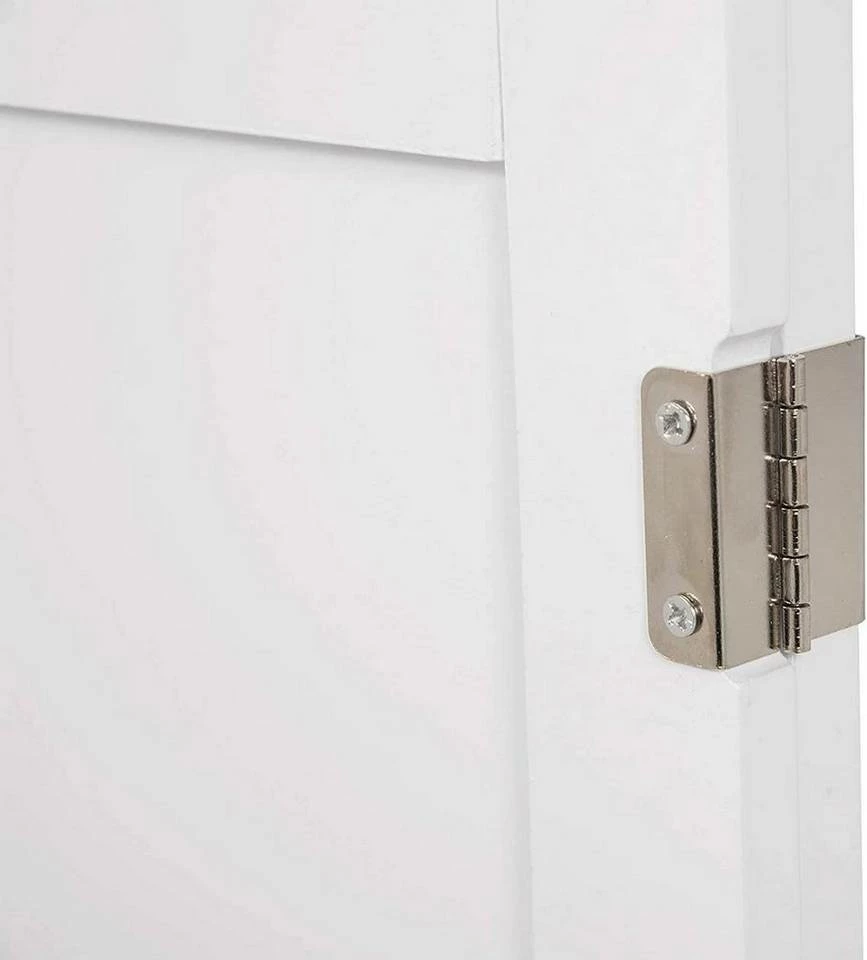 EUGAD Badkommode, Badezimmerschrank, 2 Türen, 1 Schubkasten, mit verstellbare Regalebene, MDF, Weiß 10 EUGAD Badkommode, Badezimmerschrank, 2 Türen, 1 Schubkasten, mit verstellbare Regalebene, MDF, Weiß – Bild 8