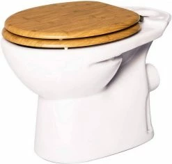 EUGAD WC-Sitz »0263MTG«, Toilettensitz WC Sitz Klodeckel Klobrille Toilettendeckel mit Absenkautomatik MDF Holz Softclose Scharnier Braun Holz -EUGAD Verkäufe c930ed3f 0a7c 5dda 8c97 40afcab6aa42