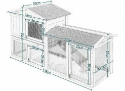 EUGAD Tierhaus »0034HT«, Hasenstall Kaninchenstall Kleintierstall, mit Treppe Wetterfest Doppelstöckig, Hellbraun -EUGAD Verkäufe ca1d80dc e46f 56cf b7c3 fc4f4ef6521b